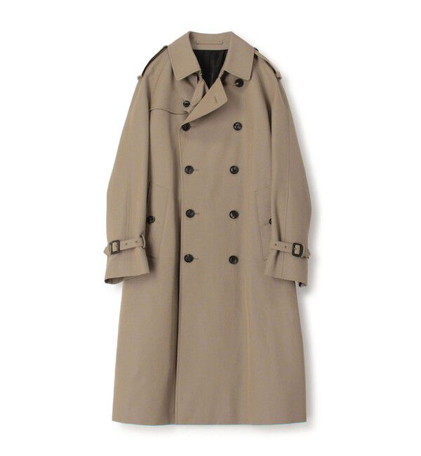 TOMORROWLAND MENS「ウールコットンギャバジン トレンチコート」|トレンチコート|45 キャメル