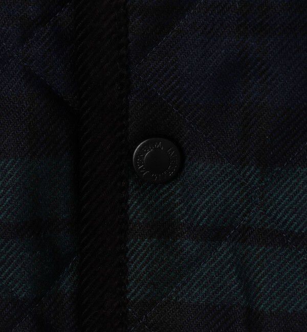 TOMORROWLAND BUYING WEAR「LAVENHAM CHANTRY BLACKWATCH キルティングコート」|ステンカラーコート|