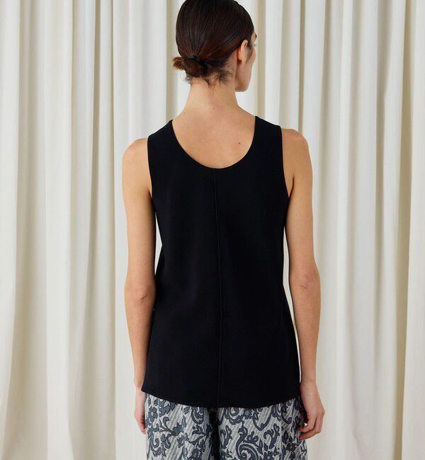 DES PRES「ライトダブルクロス ノースリーブトップス」|シャツ・ブラウス|