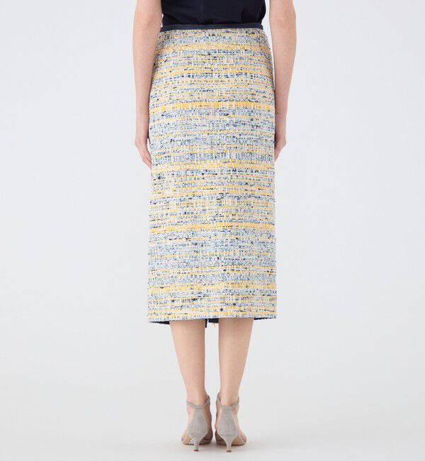 TOMORROWLAND collection「ジョーヌラインファンシー フロントボタンスカート」|タイト|