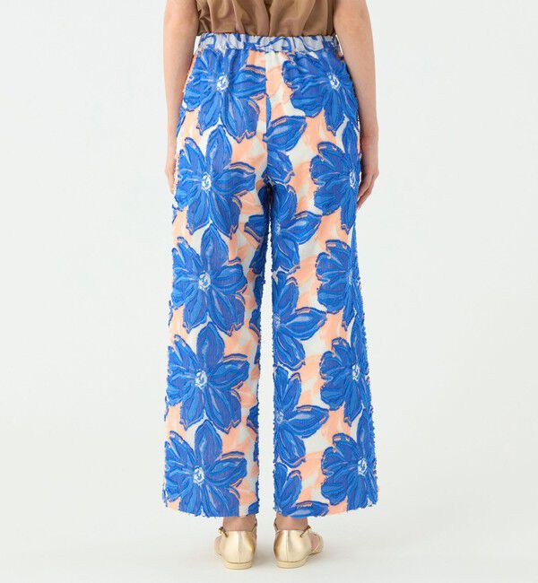 TOMORROWLAND collection「プルメリアジャカード ワイドストレートパンツ」|その他|