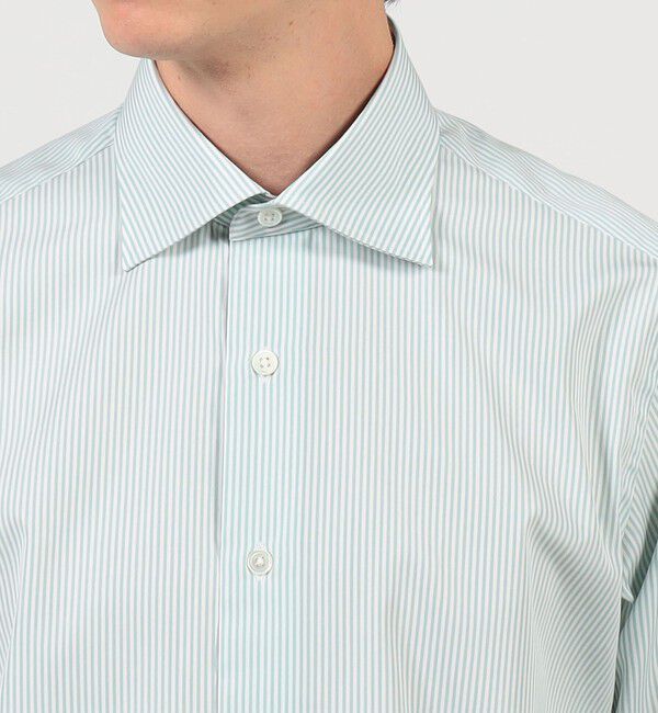 TOMORROWLAND MENS「120/2コットン キャンディストライプ  レギュラーカラー ドレスシャツ」|シャツ・ブラウス|