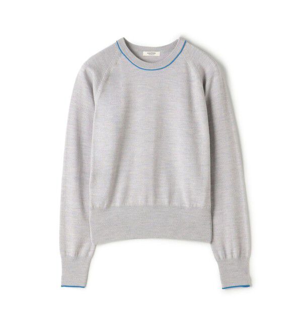 MACPHEE「プレーンウール クルーネックプルオーバー」|ニット・セーター|