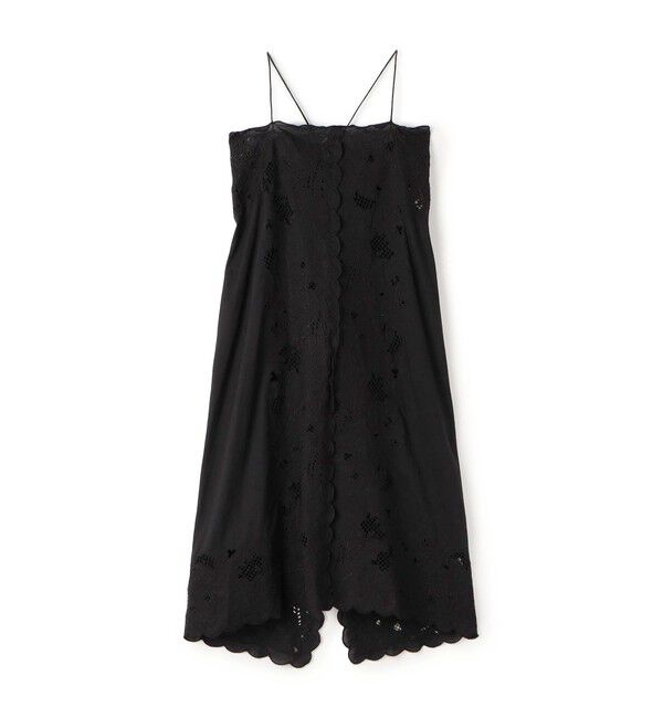 SOULEIADO「バンダナエンブロイダリー キャミソールワンピース」|ワンピース|19 ブラック