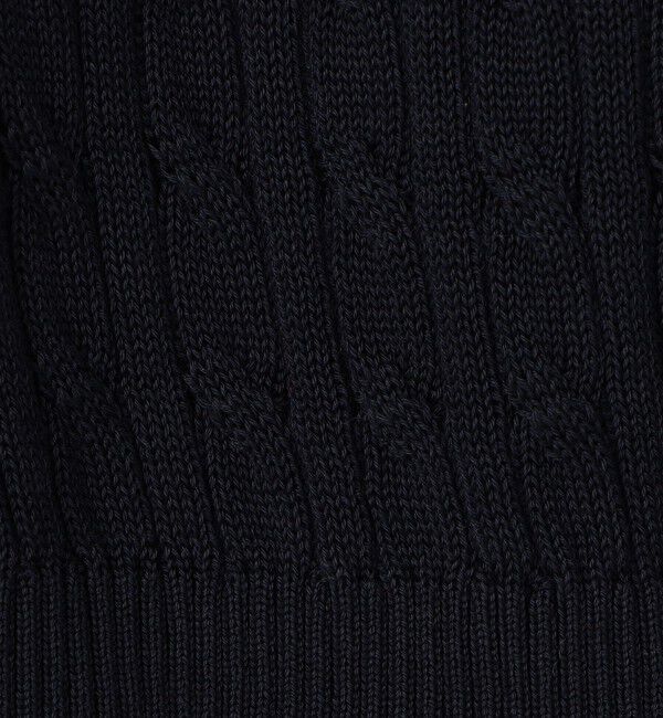 MACPHEE「ギザケーブル クルーネックカーディガン」|カーディガン|