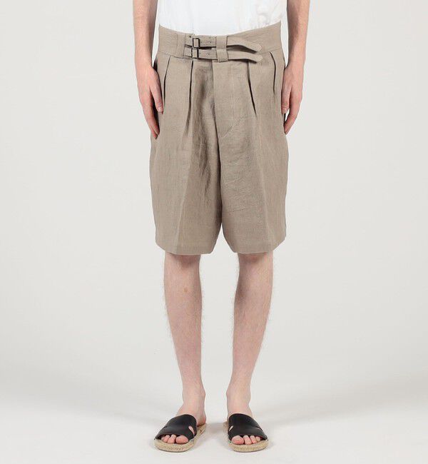 TOMORROWLAND BUYING WEAR「HAVERSACK ATTIRE リネンダブルバックル ショートパンツ」|その他|