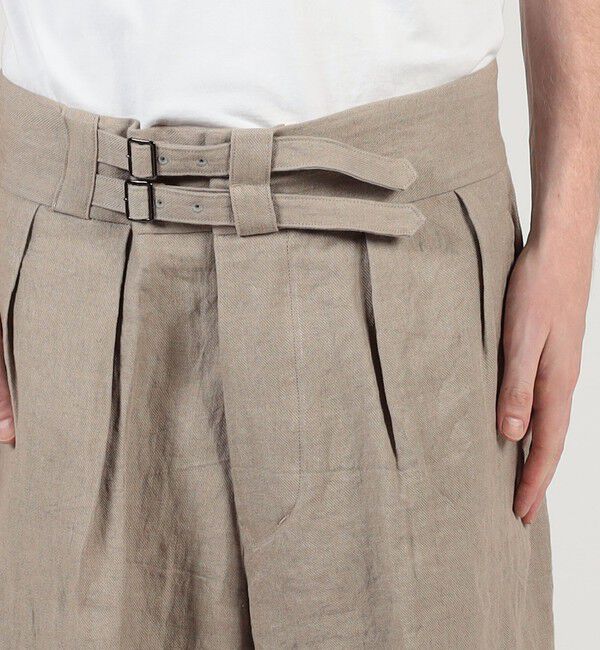 TOMORROWLAND BUYING WEAR「HAVERSACK ATTIRE リネンダブルバックル ショートパンツ」|その他|