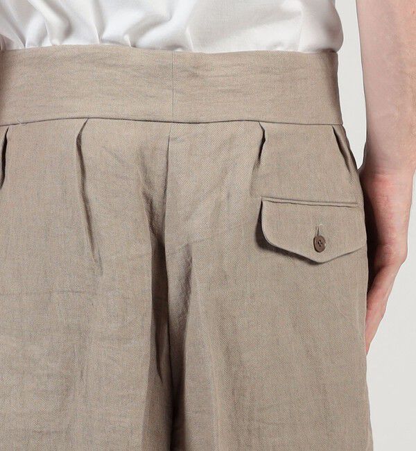 TOMORROWLAND BUYING WEAR「HAVERSACK ATTIRE リネンダブルバックル ショートパンツ」|その他|