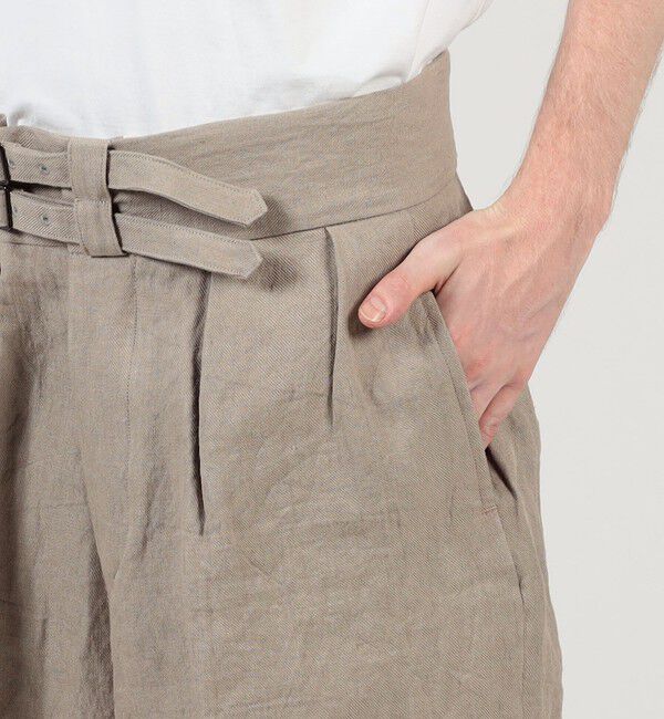 TOMORROWLAND BUYING WEAR「HAVERSACK ATTIRE リネンダブルバックル ショートパンツ」|その他|