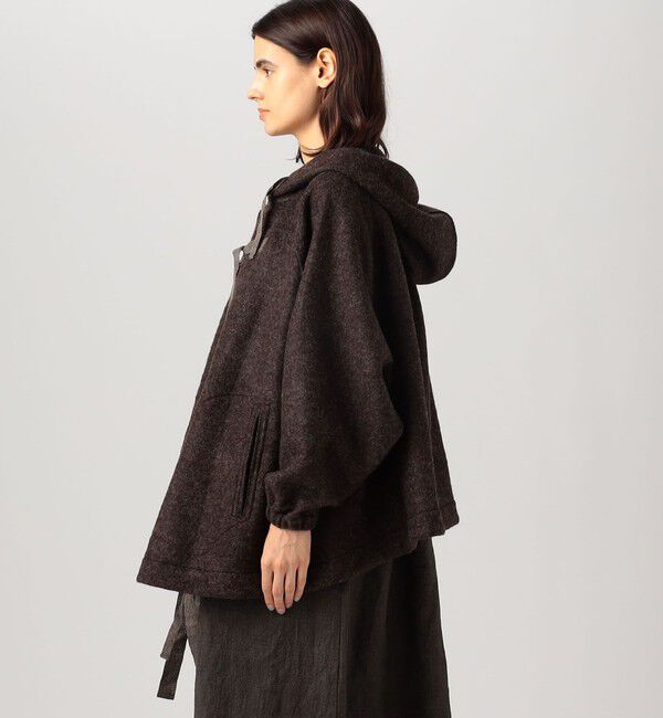 TOMORROWLAND GOODS「HAVERSACK ウールナイロン ポンチョ」|ポンチョ・ケープ|