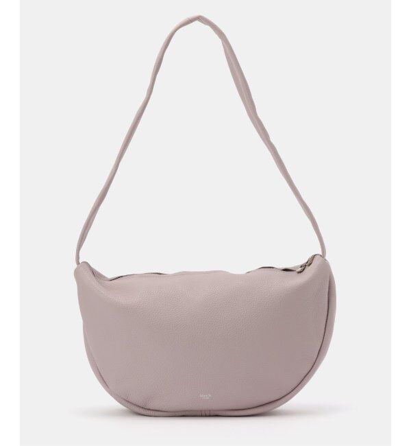  「【blancle/ ブランクレ】別注 S.LETHER Semi circle half shoulder」|ショルダー・メッセンジャー|ピンク