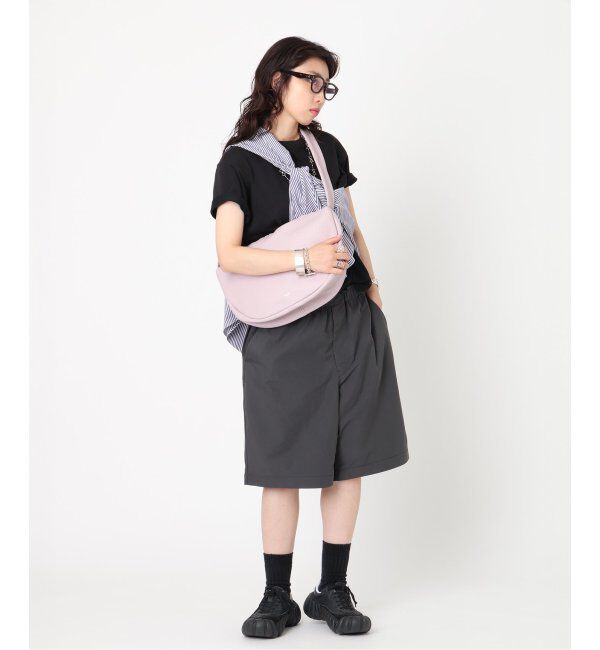  「【blancle/ ブランクレ】別注 S.LETHER Semi circle half shoulder」|ショルダー・メッセンジャー|