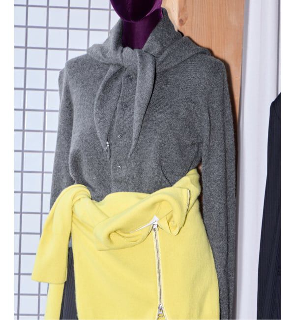  「EXTREME CASHMERE X LITTLE2：カーディガン」|ニット・セーター|グレーA