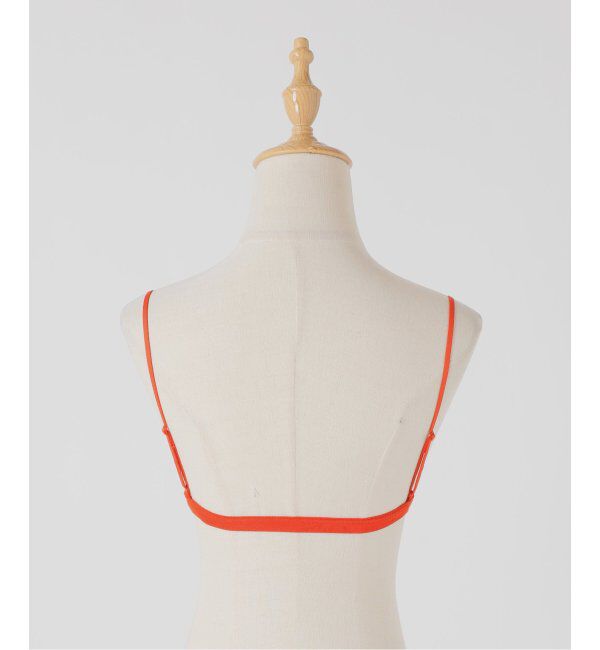 EMILYWEEK「【RESET】オーガニックコットン混 ブラ（オレンジレッド）」|インナー|