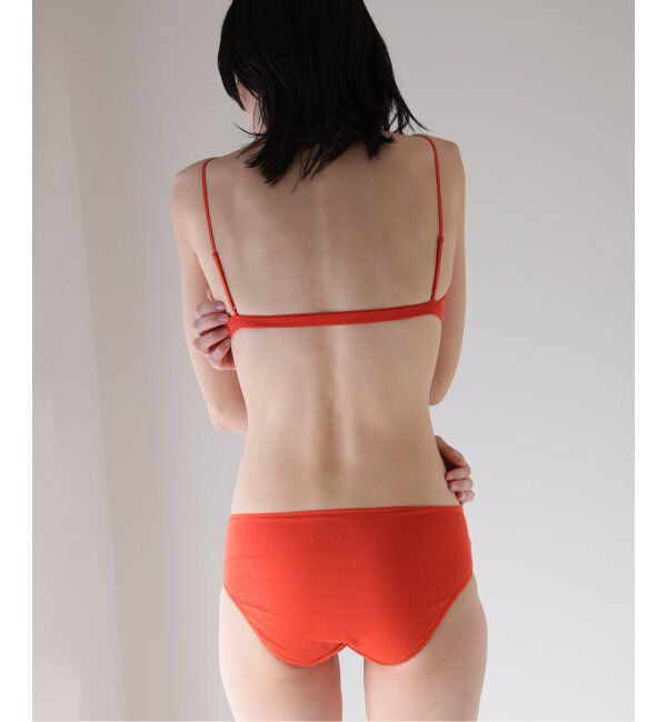 EMILYWEEK「【RESET】オーガニックコットン混 ブラ（オレンジレッド）」|インナー|