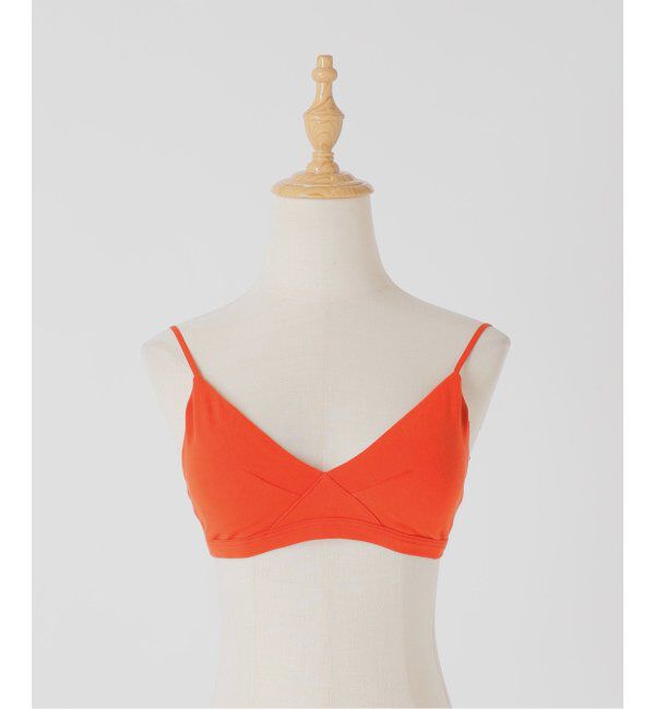 EMILYWEEK「【RESET】オーガニックコットン混 ブラ（オレンジレッド）」|インナー|