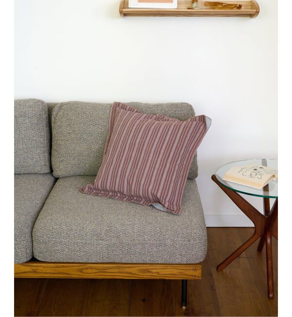 journal standard Furniture「STRIPE CUSHION　クッションカバー 45cm」|クッション・クッションカバー|ブラウン A