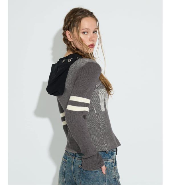 JOINT WORKS「ANNA SUI NYC / アナスイエヌワイシー NYCハイショクZIPカーデ」|カーディガン|