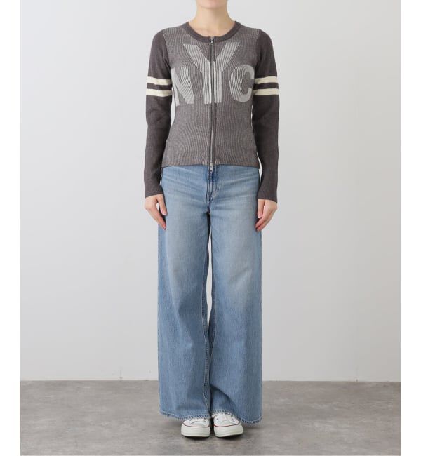 JOINT WORKS「ANNA SUI NYC / アナスイエヌワイシー NYCハイショクZIPカーデ」|カーディガン|