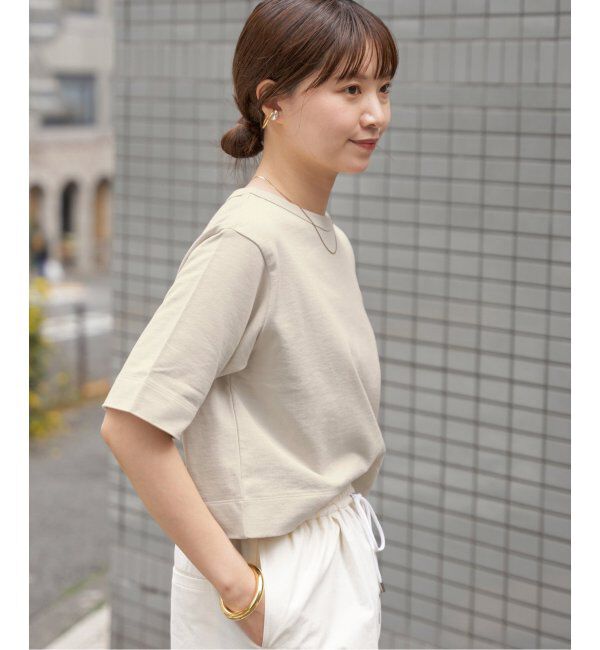 IENA「クロップドTシャツ」|Tシャツ・カットソー|