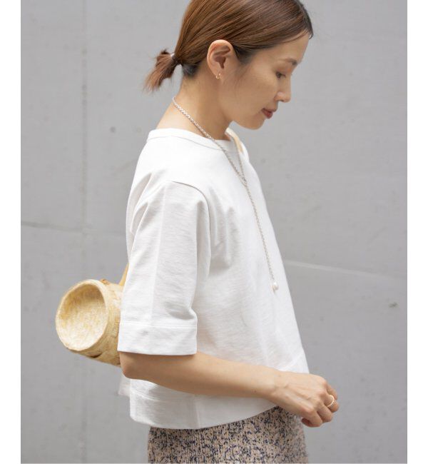 IENA「クロップドTシャツ」|Tシャツ・カットソー|