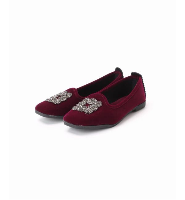 IENA「《WEB限定/追加》MALUS/マリュス VELVET BIJOU SHOES」|その他|