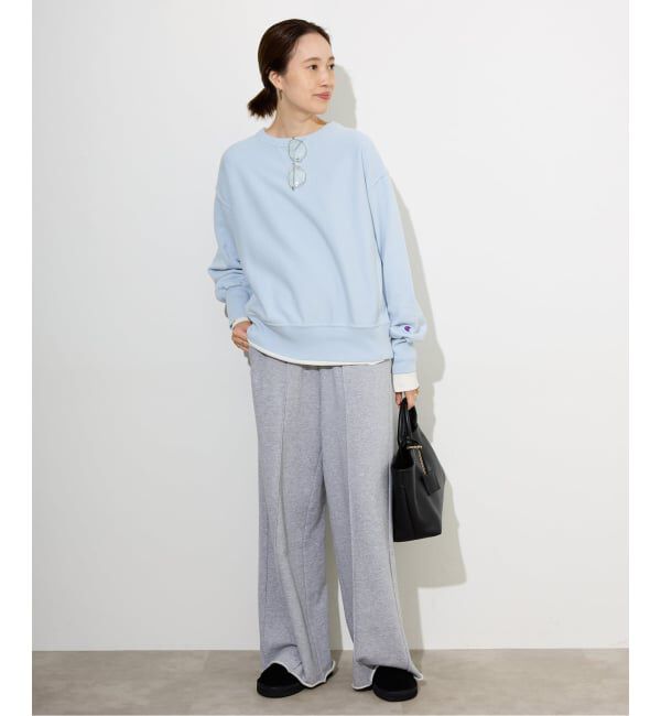 SLOBE IENA「《追加2》Champion/チャンピオン SLOBE別注 無地ガゼットスウェット」|スウェット・ジャージ|