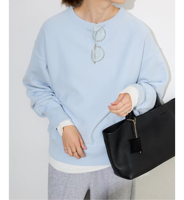 SLOBE IENA「《追加2》Champion/チャンピオン SLOBE別注 無地ガゼットスウェット」|スウェット・ジャージ|