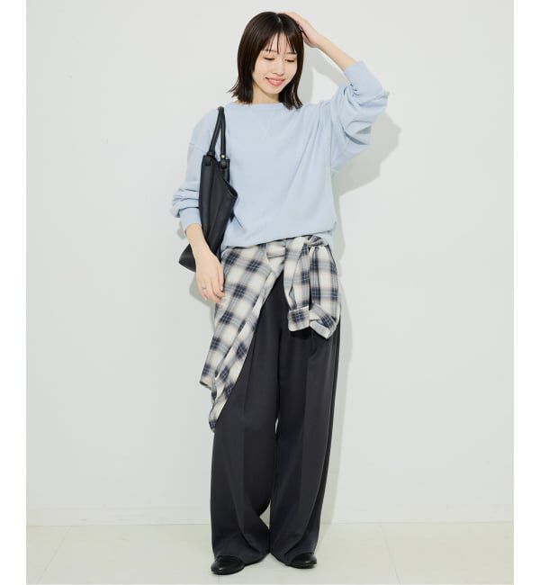 SLOBE IENA「《追加2》Champion/チャンピオン SLOBE別注 無地ガゼットスウェット」|スウェット・ジャージ|