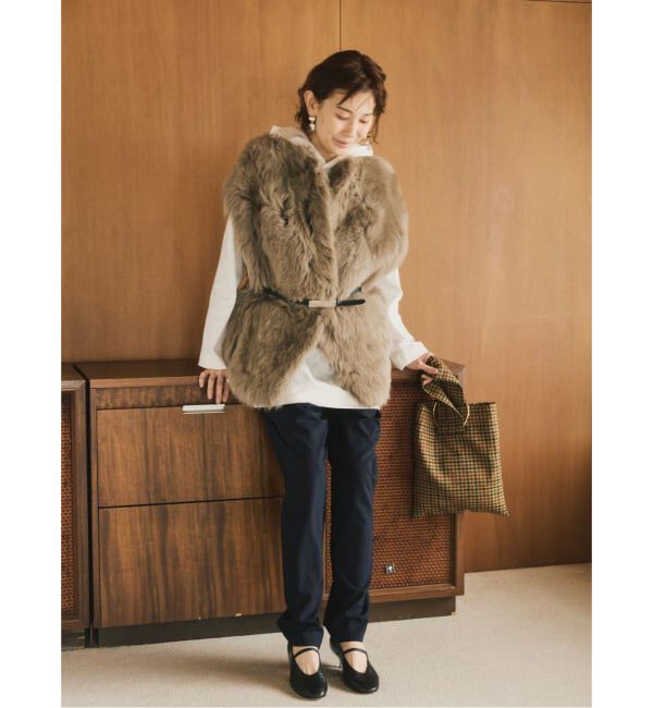 VERMEIL par iena「LERET.H ルレアッシュ 別注サック・カレ チェック」|ハンドバッグ|