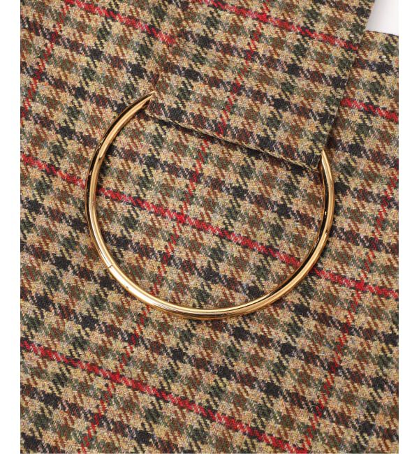 VERMEIL par iena「LERET.H ルレアッシュ 別注サック・カレ チェック」|ハンドバッグ|