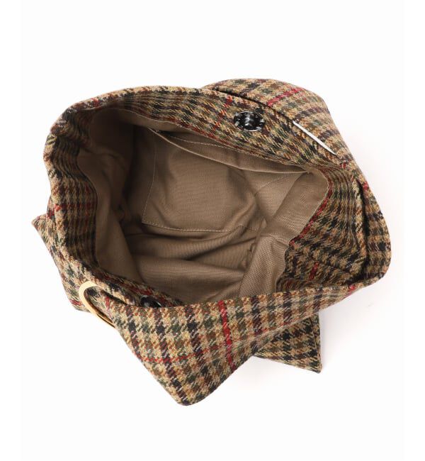 VERMEIL par iena「LERET.H ルレアッシュ 別注サック・カレ チェック」|ハンドバッグ|