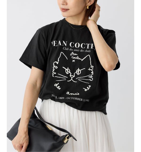 IENA「THE CULTURE CODE &times; Jean Cocteau 別注 CAT Tシャツ」|Tシャツ・カットソー|