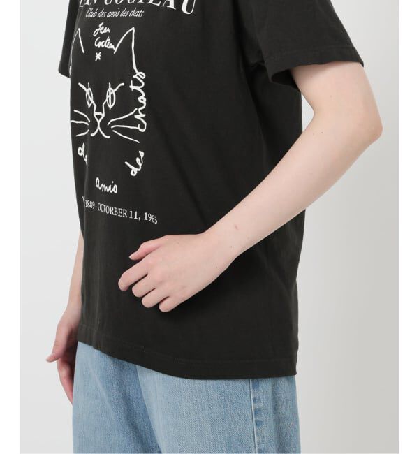 IENA「THE CULTURE CODE &times; Jean Cocteau 別注 CAT Tシャツ」|Tシャツ・カットソー|