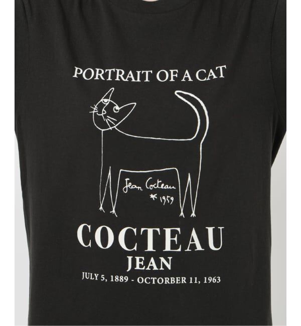 IENA「THE CULTURE CODE &times; Jean Cocteau 別注 CAT Tシャツ」|Tシャツ・カットソー|
