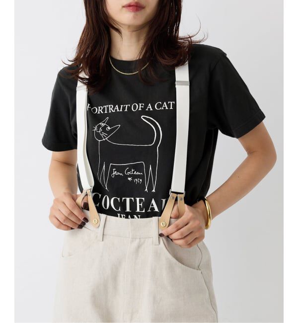 IENA「THE CULTURE CODE &times; Jean Cocteau 別注 CAT Tシャツ」|Tシャツ・カットソー|