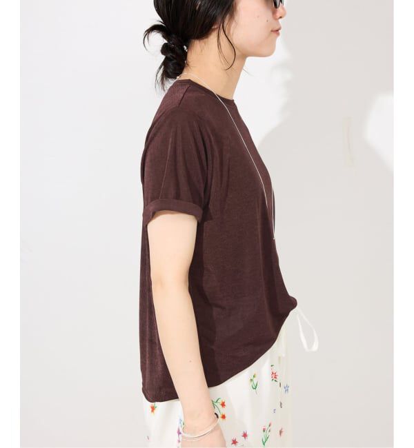 SLOBE IENA「《追加》シャイニーカットソー」|Tシャツ・カットソー|