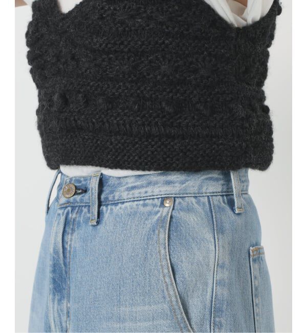 IENA LA BOUCLE「IENA LA BOUCLE デフォルメハンドニットビスチェ」|ニット・セーター|