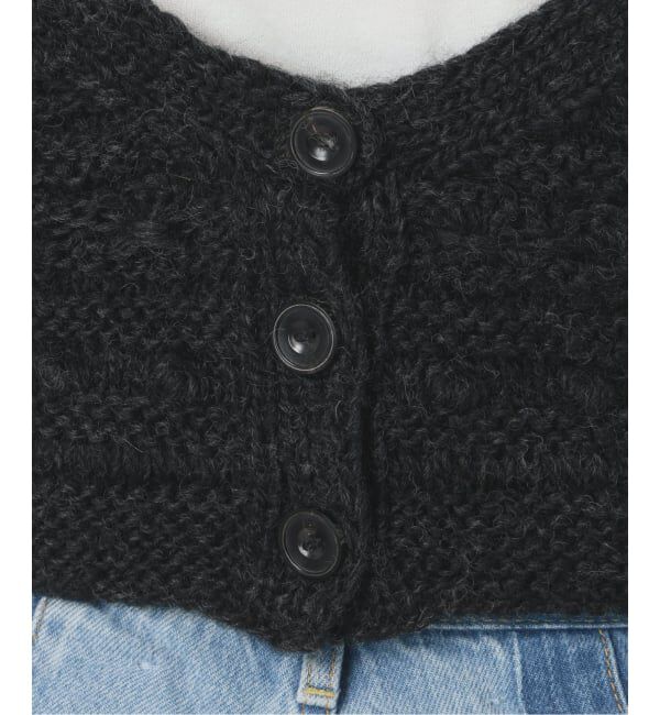 IENA LA BOUCLE「IENA LA BOUCLE デフォルメハンドニットビスチェ」|ニット・セーター|