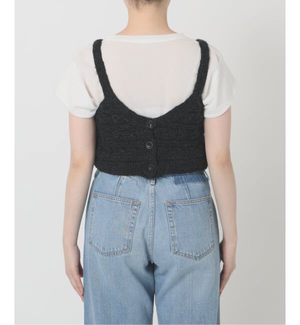 IENA LA BOUCLE「IENA LA BOUCLE デフォルメハンドニットビスチェ」|ニット・セーター|