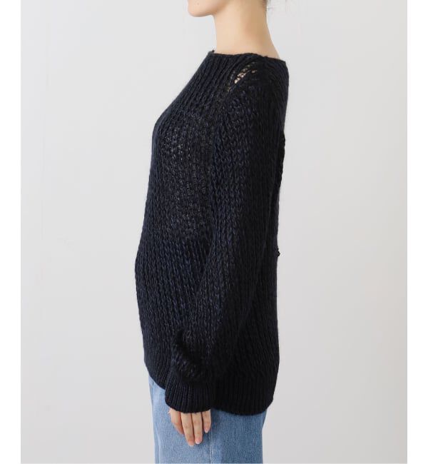 IENA LA BOUCLE「babaco/ババコ loose knitted silk pullover BA01-LI290K」|ニット・セーター|