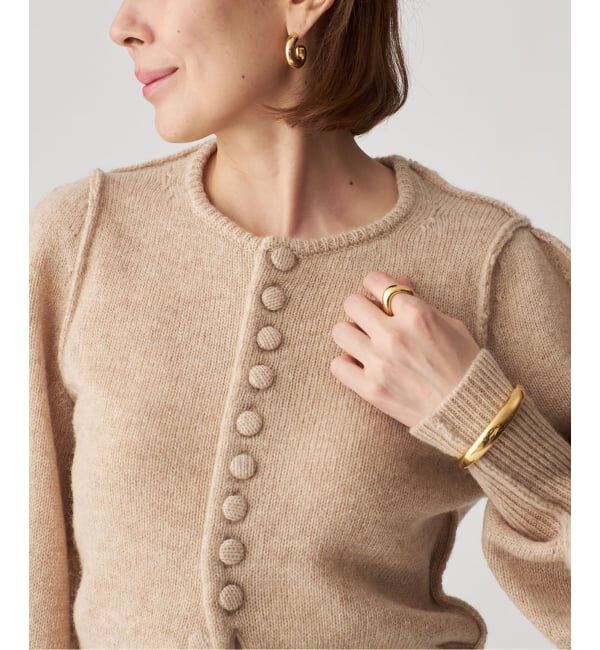 VERMEIL par iena「INSCRIRE アンスクリア Shoulder カーディガン I25AWK15」|カーディガン|
