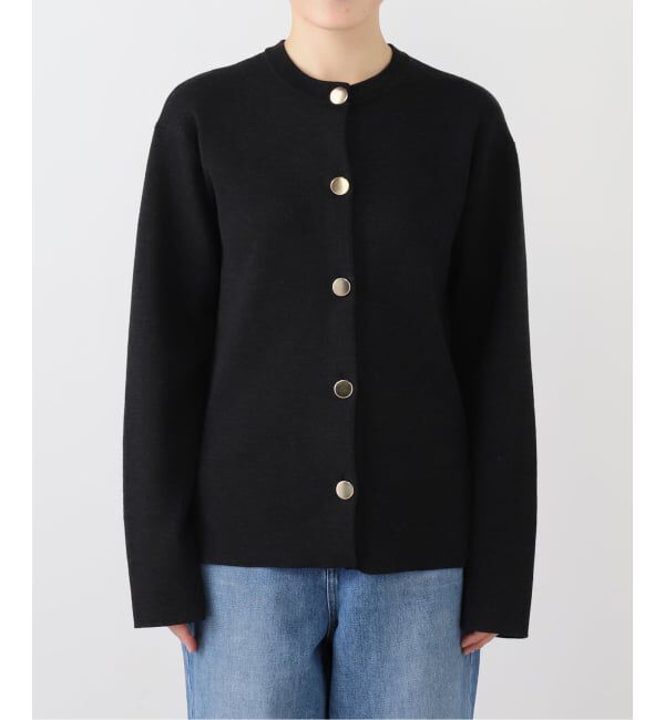 IENA「Maison IENA クルーカーディガン」|カーディガン|グレー