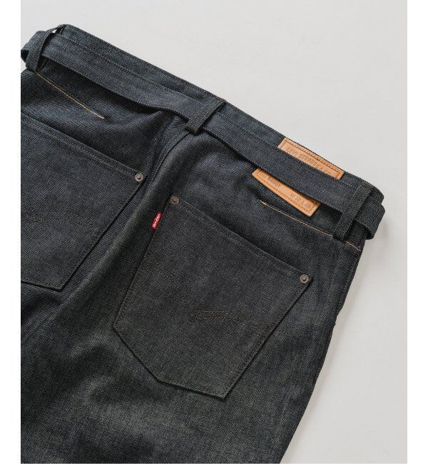 EDIFICE「LEVI&rsquo;S(R)/リーバイス(R)  別注 TWISTED BELTED デニムパンツ (L28)」|デニム|