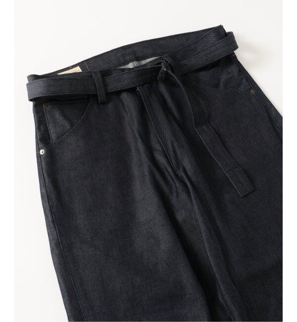 EDIFICE「LEVI&rsquo;S(R)/リーバイス(R)  別注 TWISTED BELTED デニムパンツ (L28)」|デニム|