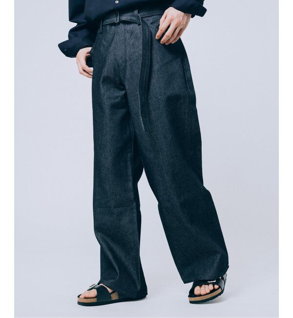 EDIFICE「LEVI&rsquo;S(R)/リーバイス(R)  別注 TWISTED BELTED デニムパンツ (L28)」|デニム|