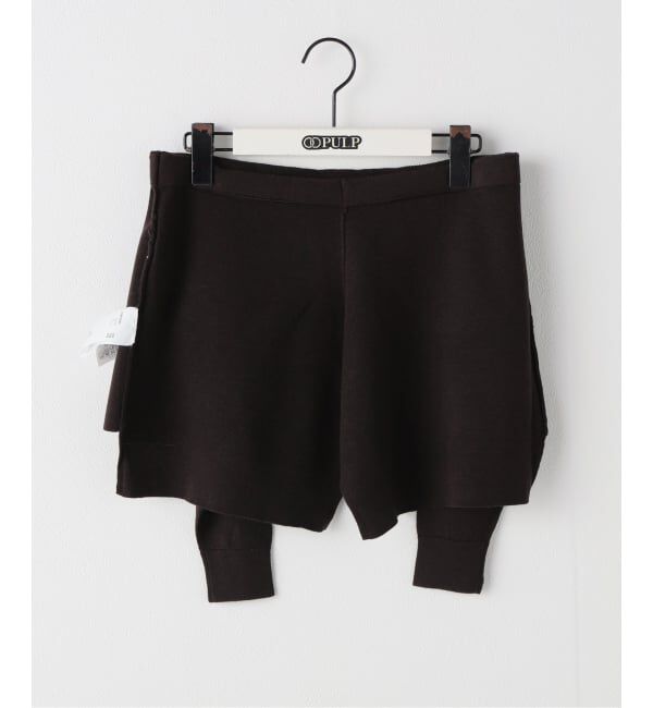 PULP「【Geek Office / ギークオフィス】LCDC TM / TIED DETAIL LAYERED KNIT SKIRT」|スカート|