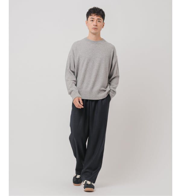 EDIFICE「サキソニー 1タック イージーパンツ」|スラックス|