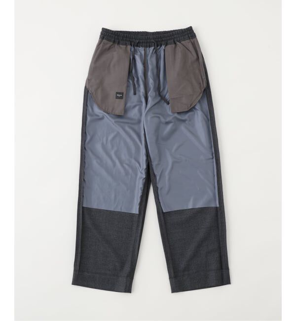 EDIFICE「サキソニー 1タック イージーパンツ」|スラックス|