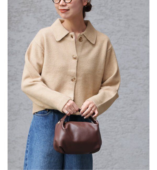 JOURNAL STANDARD relume「襟付きクロップドカーディガン」|カーディガン|